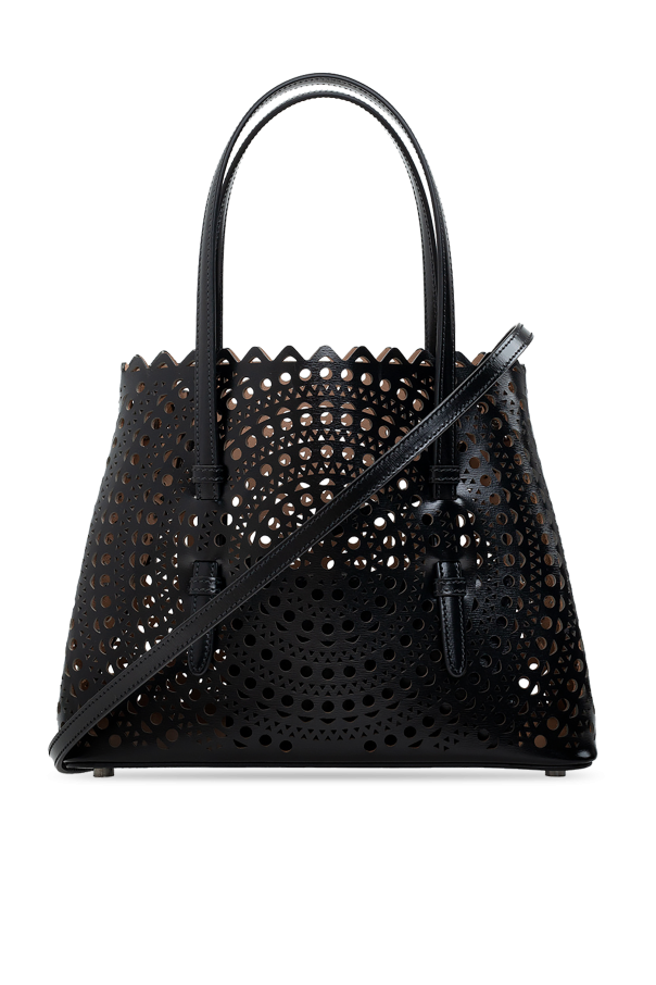 Alaia laser cut tote hotsell